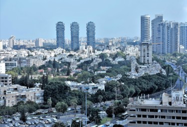 Фотография под названием "City landscape. Tel…" - Boris Davidovich, Подлинное произведение искусства, Цифровая фотография