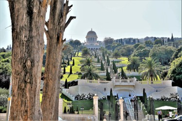 Фотография под названием "Terraces (Baha'i).…" - Boris Davidovich, Подлинное произведение искусства, Цифровая фотография