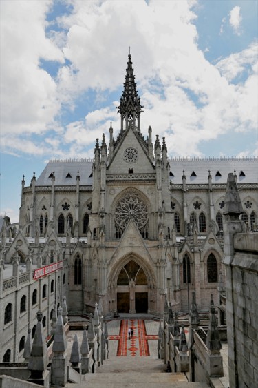 Фотография под названием "Basilica de Quito.…" - Boris Davidovich, Подлинное произведение искусства, Цифровая фотография