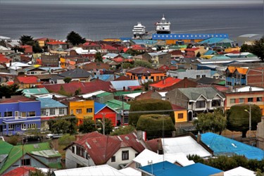 Fotografie getiteld "Punta-Arenas. #1. C…" door Boris Davidovich, Origineel Kunstwerk, Digitale fotografie