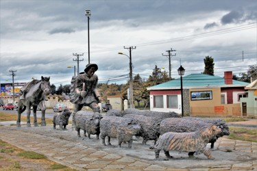 Fotografie getiteld "Punta-Arenas. #3. C…" door Boris Davidovich, Origineel Kunstwerk, Digitale fotografie