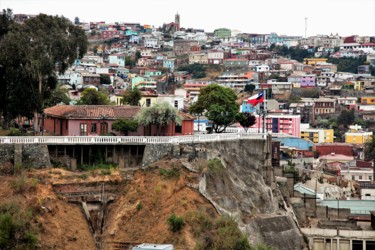 Фотография под названием "Valparaiso. #3. Chi…" - Boris Davidovich, Подлинное произведение искусства, Цифровая фотография