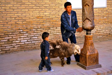 Fotografía titulada "Rebel. Khiva. Uzbek…" por Boris Davidovich, Obra de arte original, Fotografía digital