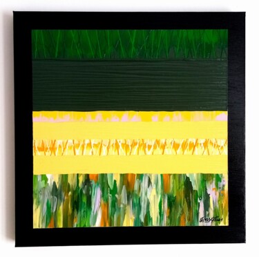 Painting titled "Malachite Liquors" by Bnsy, Original Artwork, Acrylic Mounted on Wood Stretcher frame