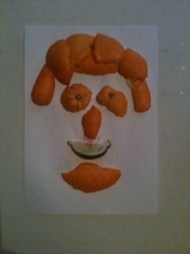 Painting titled "Pelures d'orange au…" by Jean Barace, Original Artwork