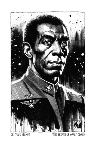 Arte digital titulada "Dr. Togo Helmut 2" por Bob Bello, Obra de arte original, Tinta