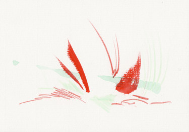 Dessin intitulée "germination-6.jpg" par Bob Clement, Œuvre d'art originale