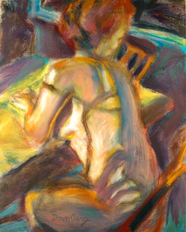 Painting titled "ptk9 TURNED HEAD" by Bob Dornberg, Original Artwork