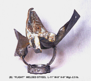 Sculpture titled "29b-flight copyright" by Bob Dornberg, Original Artwork