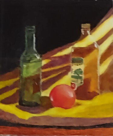 Pintura titulada "Still Life Italiana" por Bob Gordon, Obra de arte original, Oleo Montado en Otro panel rígido