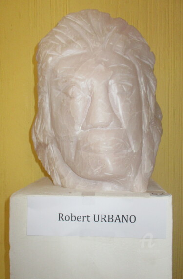 Sculpture titled "La tête du Chef ind…" by Roberto Urbano, Original Artwork, Soap