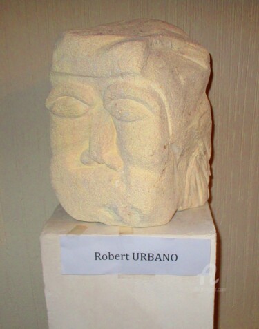 Sculptuur getiteld "L' Homme à l'état b…" door Roberto Urbano, Origineel Kunstwerk, Steen