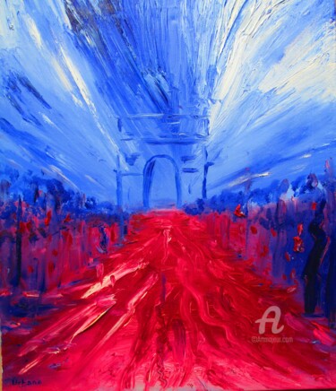 Pintura titulada "PARIS" por Roberto Urbano, Obra de arte original, Oleo