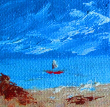 Peinture intitulée "Bretagne" par Roberto Urbano, Œuvre d'art originale, Huile Monté sur Châssis en bois