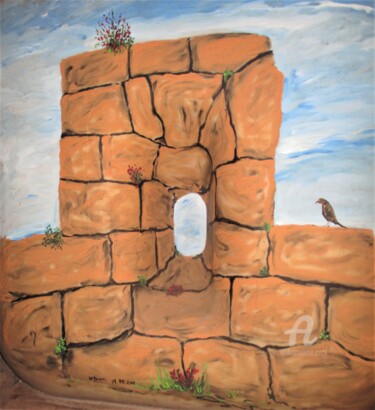 Malerei mit dem Titel "Trompe l'Oeil" von Roberto Urbano, Original-Kunstwerk, Acryl