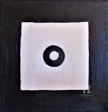 Pintura intitulada "Blanco y Negro." por Roberto Urbano, Obras de arte originais, Óleo