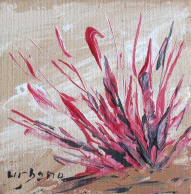 Petite fleur Peinture intitulée "Petite fleur" par Roberto Urbano, Œuvre d'art originale, Acrylique