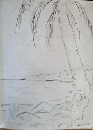 Drawing titled "Petite Terre." by Roberto Urbano, Original Artwork, Pencil
