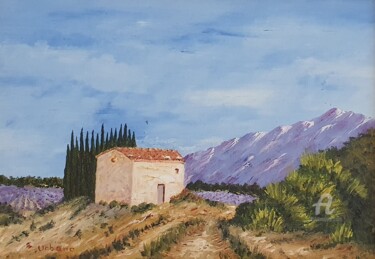 Painting titled "Le Cabanon." by Roberto Urbano, Original Artwork, Oil