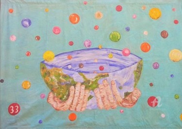 Malerei mit dem Titel "Mille couleurs 2020" von Roberto Urbano, Original-Kunstwerk, Öl