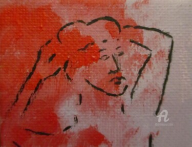 Картина под названием "Féminin" - Roberto Urbano, Подлинное произведение искусства, Акрил