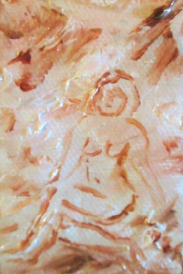 Pittura intitolato "Sur le sable nue" da Roberto Urbano, Opera d'arte originale, Olio