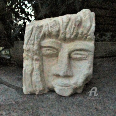 Sculpture titled "Blonde à l' état br…" by Roberto Urbano, Original Artwork, Stone