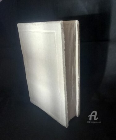 Γλυπτική με τίτλο "Le livre du temps" από Roberto Urbano, Αυθεντικά έργα τέχνης, Πέτρα
