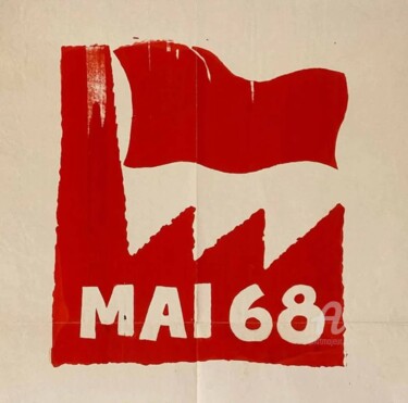Photographie intitulée "MAI 1968" par Roberto Urbano, Œuvre d'art originale, Photographie numérique