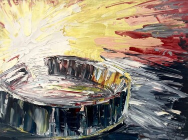 Картина под названием "Breaking the viciou…" - Bob Usoroh, Подлинное произведение искусства, Масло