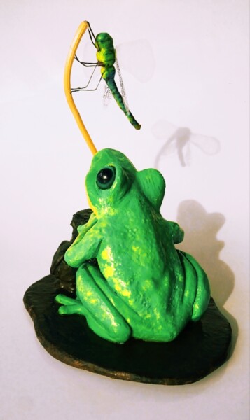 Skulptur mit dem Titel "Ambivalence, préméd…" von Bobraïs, Original-Kunstwerk, Ton