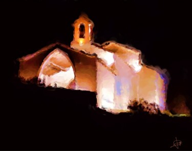 Цифровое искусство под названием "Chapelle Notre-Dame…" - Bobraïs, Подлинное произведение искусства, Цифровая фотография