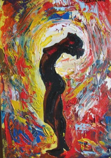 Pittura intitolato "Danza nella luce" da Fael, Opera d'arte originale, Olio