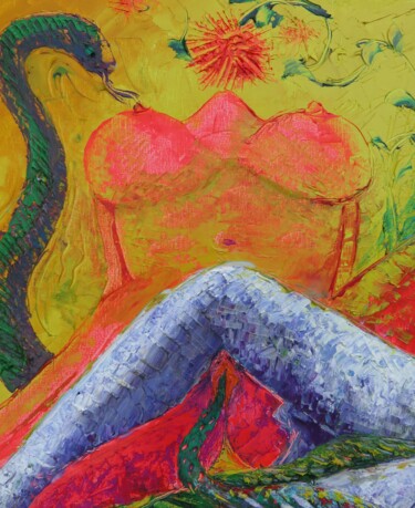 Painting titled "Bildausschnitt II a…" by Bodhi Barta, Original Artwork, Acrylic