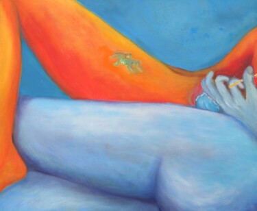 Malerei mit dem Titel "Tryptichon Teil 3" von Bodhi Barta, Original-Kunstwerk, Acryl