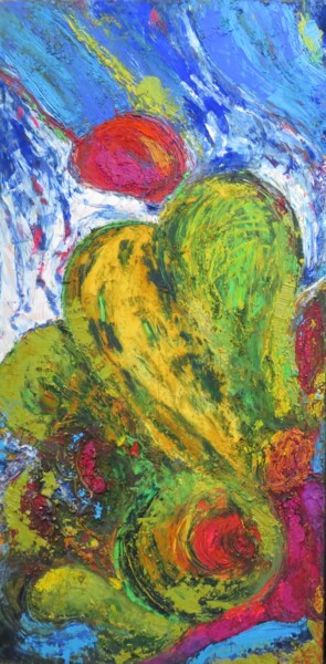 Malerei mit dem Titel ""Kirschen I" - Teil…" von Bodhi Barta, Original-Kunstwerk, Acryl