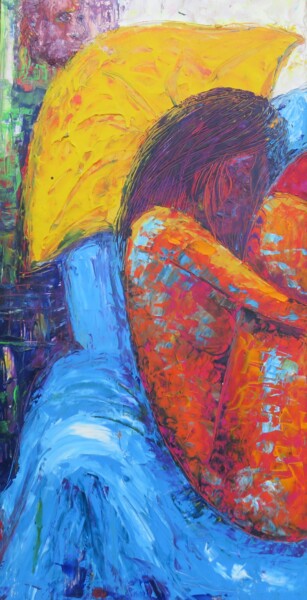 Malerei mit dem Titel ""Sadness" - Teil I" von Bodhi Barta, Original-Kunstwerk, Acryl