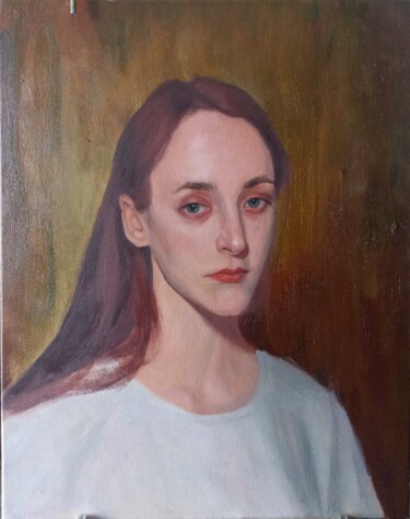 Malerei mit dem Titel "Портрет" von Bodis, Original-Kunstwerk, Öl