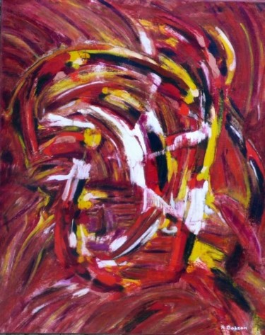 Malerei mit dem Titel "Flamenco" von Robert Bodson, Original-Kunstwerk