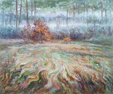 Malerei mit dem Titel "Rustle of Spring" von Bogdan Ermakov, Original-Kunstwerk, Öl