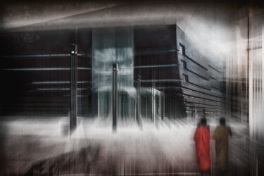 Photographie intitulée "Les visiteurs" par Bogdan Kotewicz, Œuvre d'art originale, Photographie numérique Monté sur Aluminium