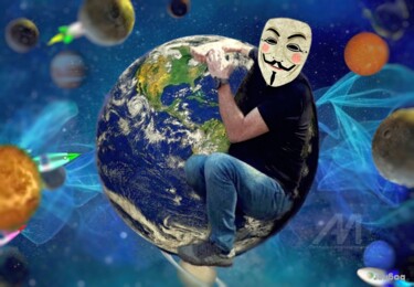 halte sie gut fest Digitale Künste mit dem Titel "halte sie gut fest" von Bogner Eva, Original-Kunstwerk, Foto-Montage