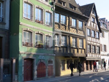 Photographie intitulée "Strasbourg maisons…" par Jean Louis Boguet, Œuvre d'art originale