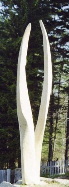 Sculpture titled "white" by Bohdan Jackiewicz, Original Artwork
