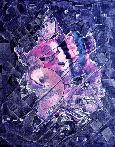 "Purple forever" başlıklı Tablo Marianne Huizinga tarafından, Orijinal sanat, Akrilik