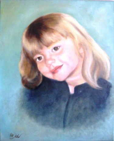 Painting titled "Sara" by Mihaela Mihailovici, Original Artwork, Oil