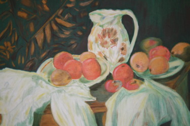 Peinture intitulée "Hommage Cézanne" par Boiko Popov, Œuvre d'art originale, Huile