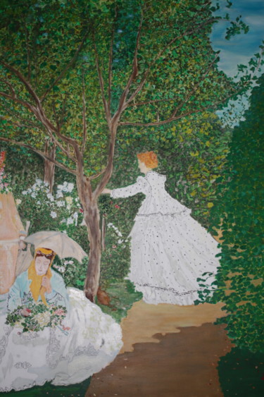 Peinture intitulée "Hommage à Monet" par Boiko Popov, Œuvre d'art originale