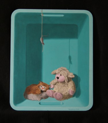 Peinture intitulée "la-souris.jpg" par Dominique Bois, Œuvre d'art originale