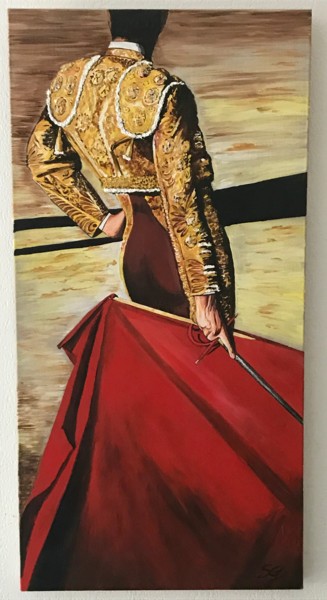 Peinture intitulée "Torero 1" par Gonzalvo, Œuvre d'art originale, Acrylique